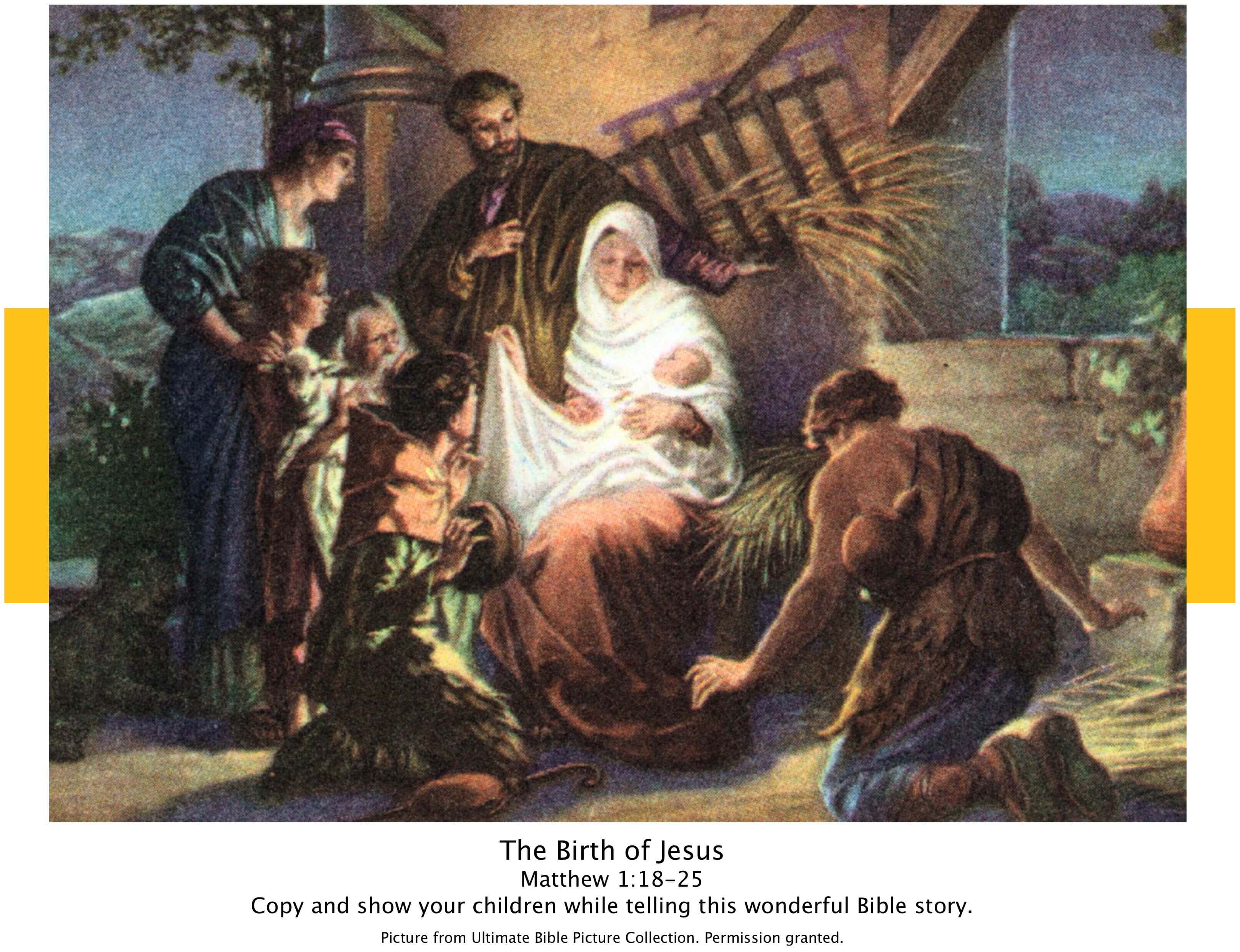 Printable Story Of Jesus Birth