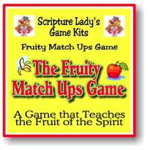 Bible Games for Kids: The Fruity Match Ups Game