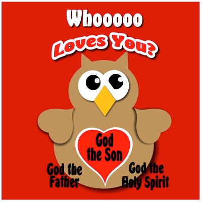 Christian Valentine’s Day Activity for Preschoolers: Whooooo Loves You?