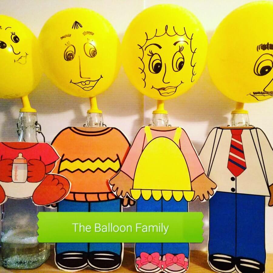 Make Your Own Balloon Family - A Scripture Lady Idea