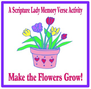 Make the Flowers Grow – A Fun Bible Memory Verse Game for Spring