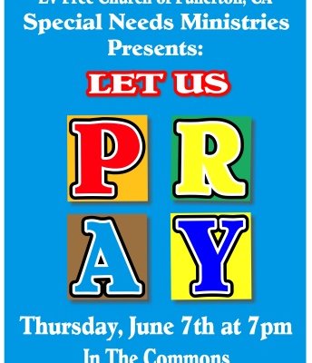 Special Needs Program: Let Us Pray Directed by Kathy Vincent, The Scripture Lady