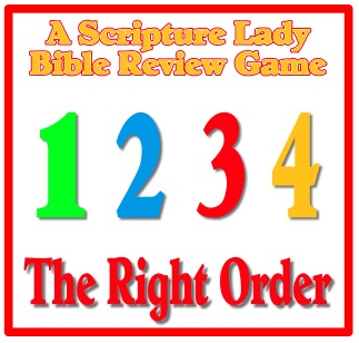 The Right Order – A Fun Bible Review Game for Elementary Kids