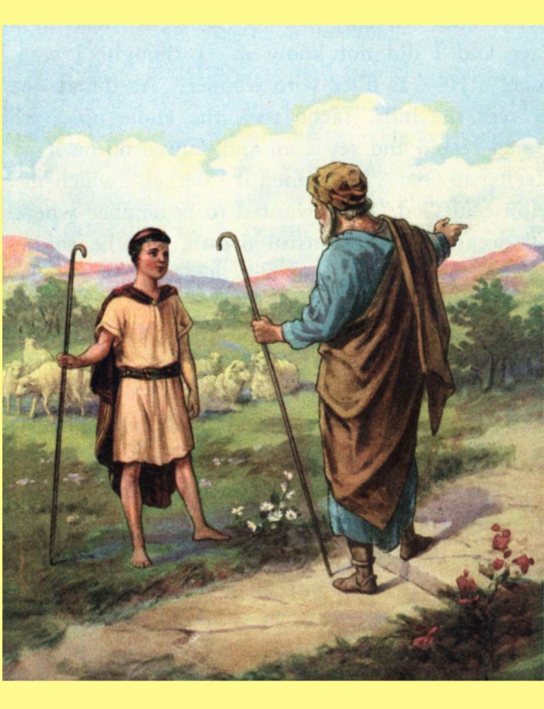 Joseph Pic Jacob Sends Joseph - The Scripture Lady