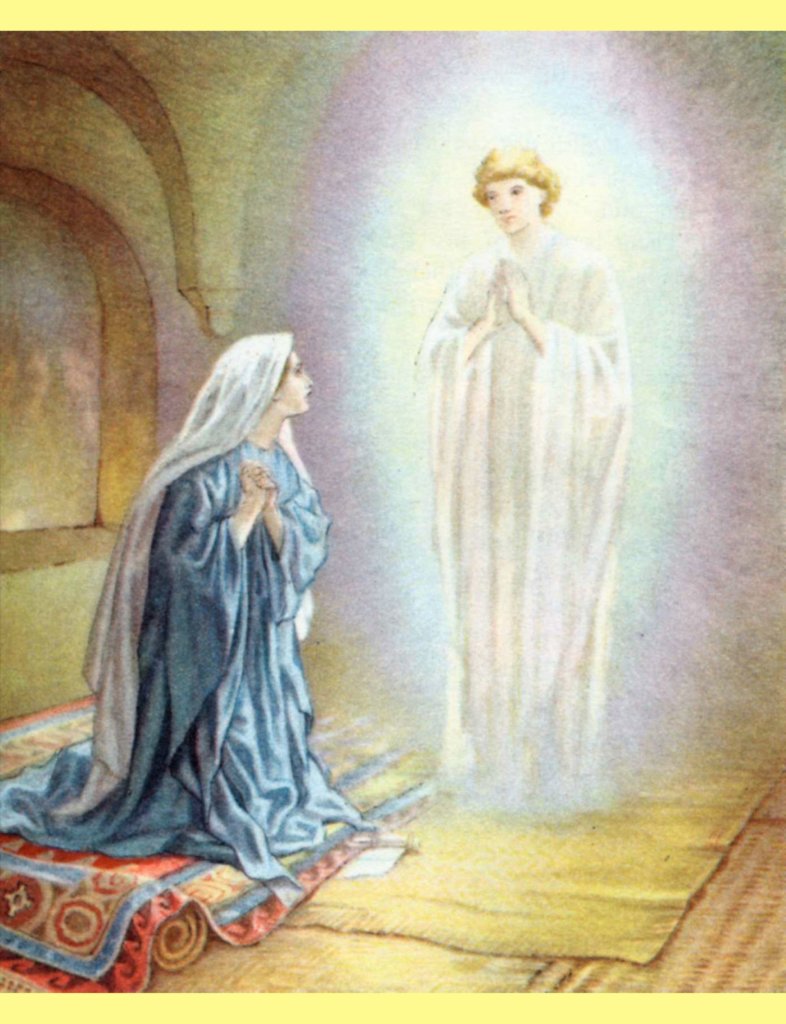 Mary with Angel 4 The Scripture Lady