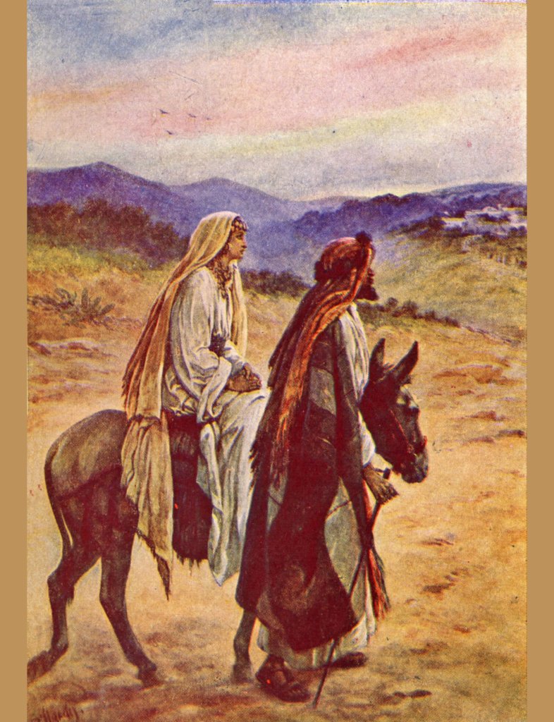 mary and joseph travel to bethlehem bible verse