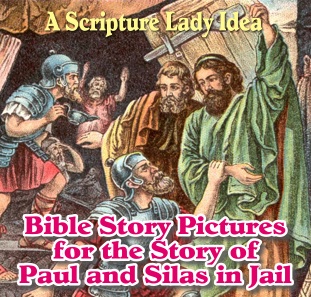 Bible Story Pictures for the Story of Paul and Silas in Jail