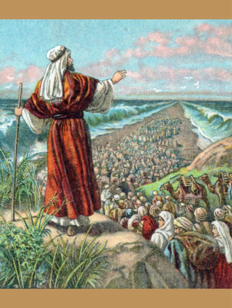 Moses Crossing the Red Sea - The Scripture Lady