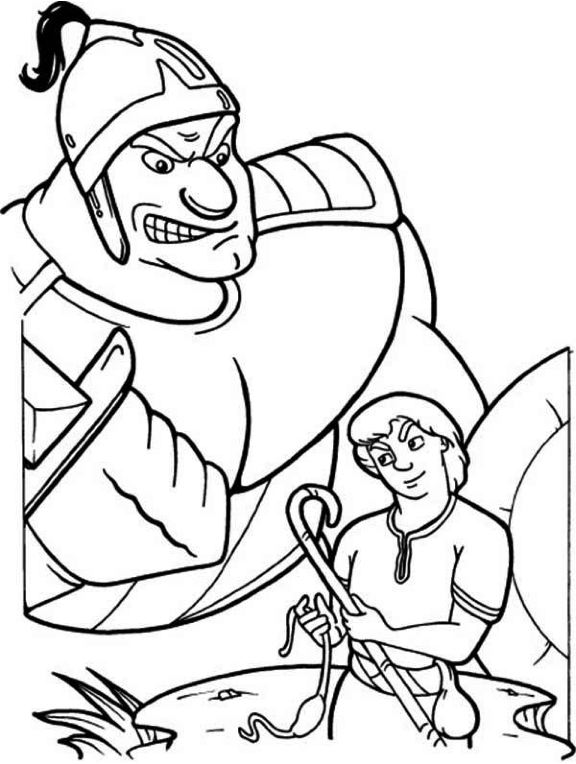 David Coloring Page 3 - The Scripture Lady