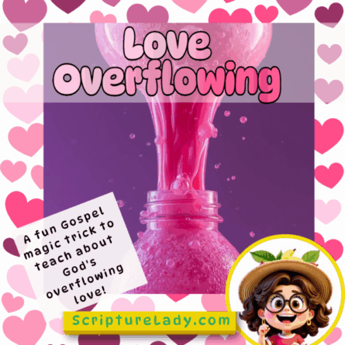 Pink liquid overflows a bottle with hearts, symbolizing abundant love. Pink liquid overflows a bottle with hearts, symbolizing abundant love.