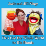 Jack and Jill Whole World Song Album Colorful graphic titled 'The Fruit of the Spirit' with fruit illustrations and scripture reference.