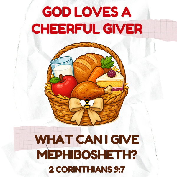 What Can I Give Mephibosheth? A Bible Story Game for Preschoolers