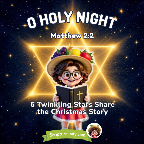O Holy Night – A Free Christmas Bible Activity for Kids | The Scripture Lady