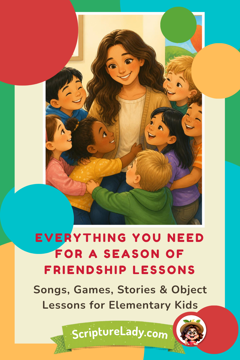Hub Friendship Elementary Pin 3 FIXED Colorful graphic titled 'The Fruit of the Spirit' with fruit illustrations and scripture reference.